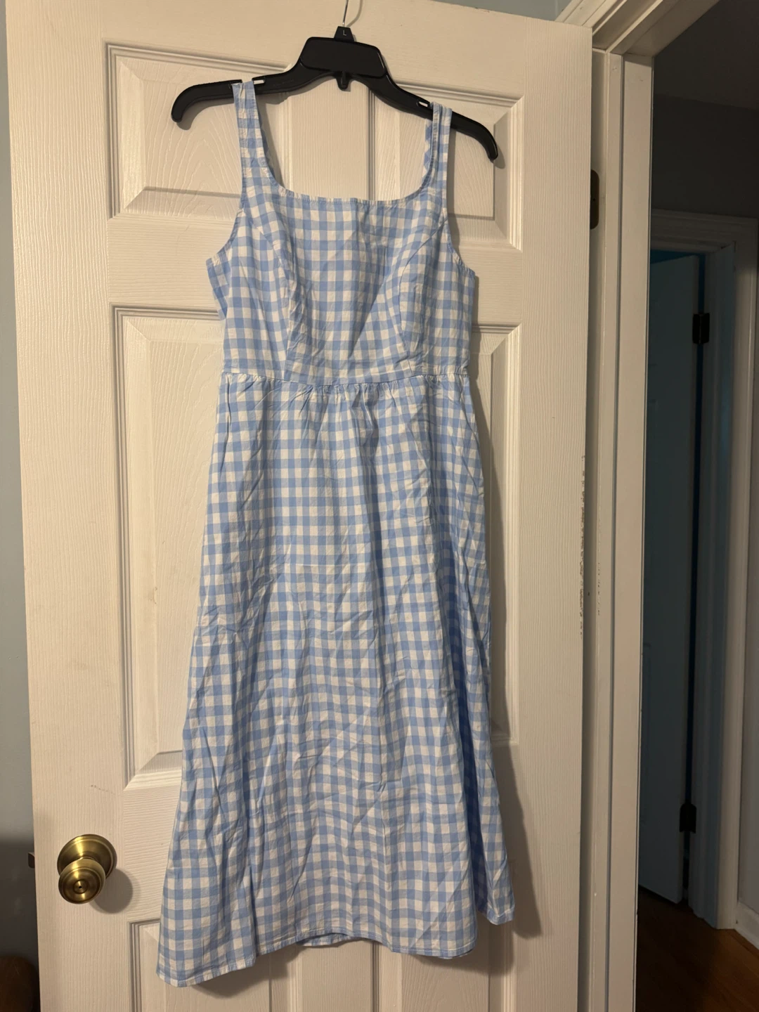CHOUYATOU Blue Gingham Dress - US Size XS
