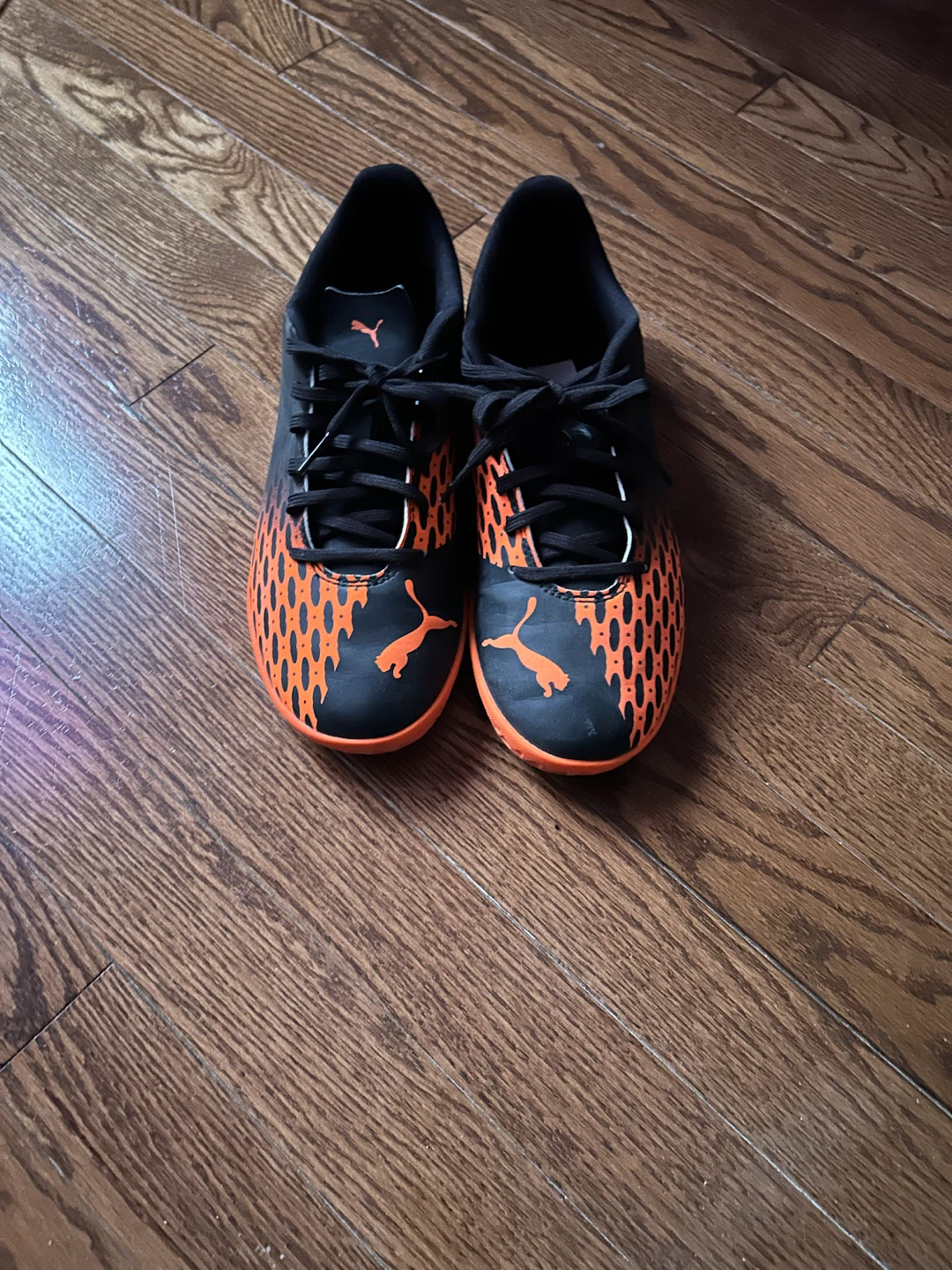 Puma Soccer Cleats - Black/Orange