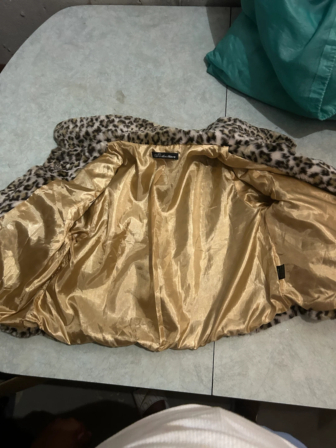 Leopard Print Faux Fur Jacket - photo 2