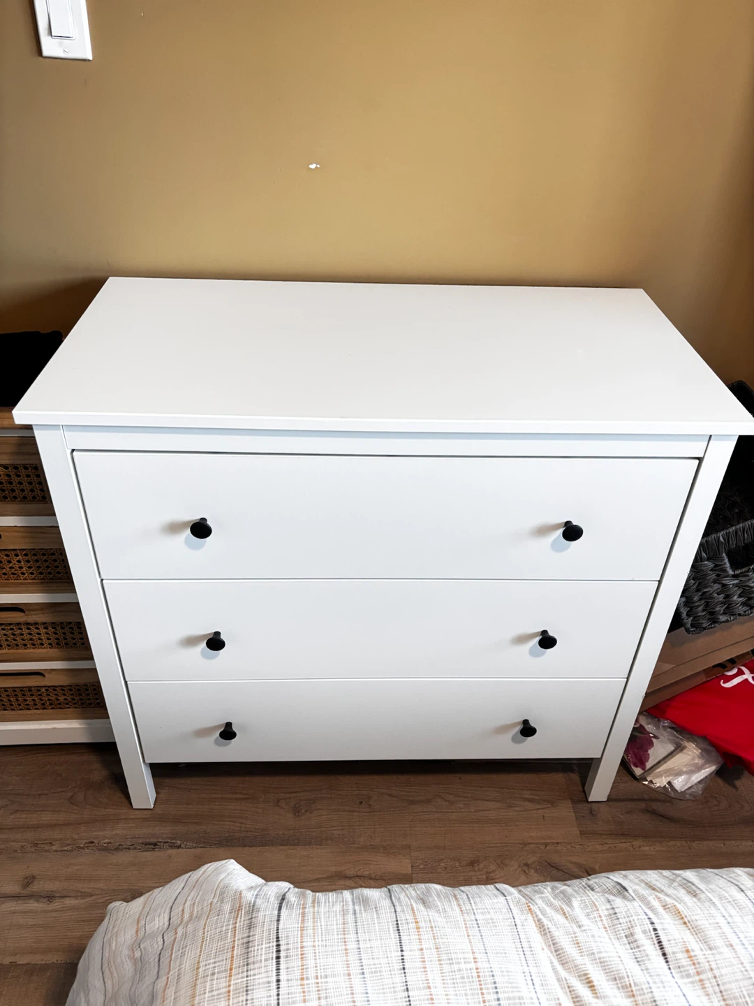 IKEA White 3-Drawer Dresser