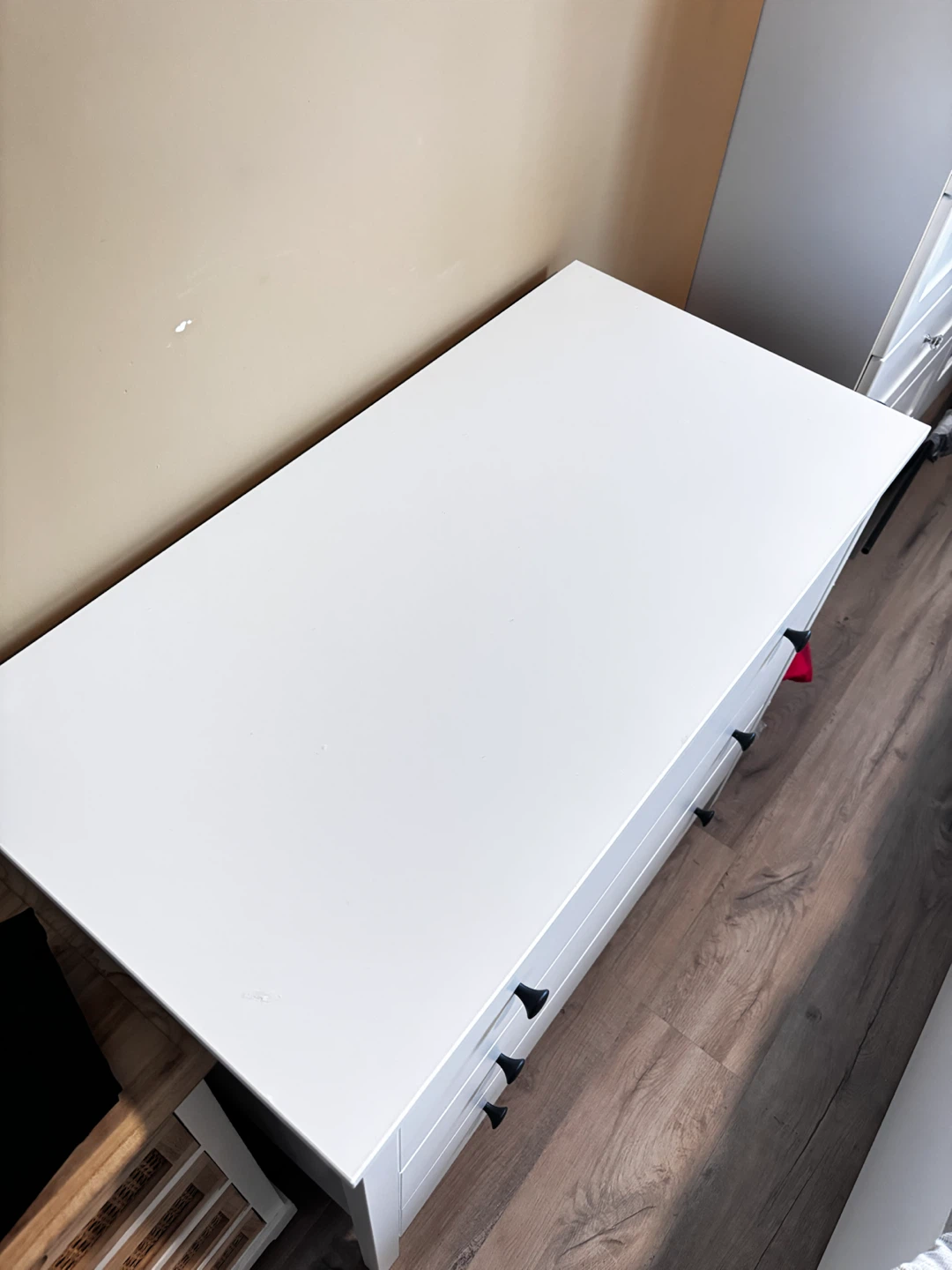 IKEA White 3-Drawer Dresser - photo 3