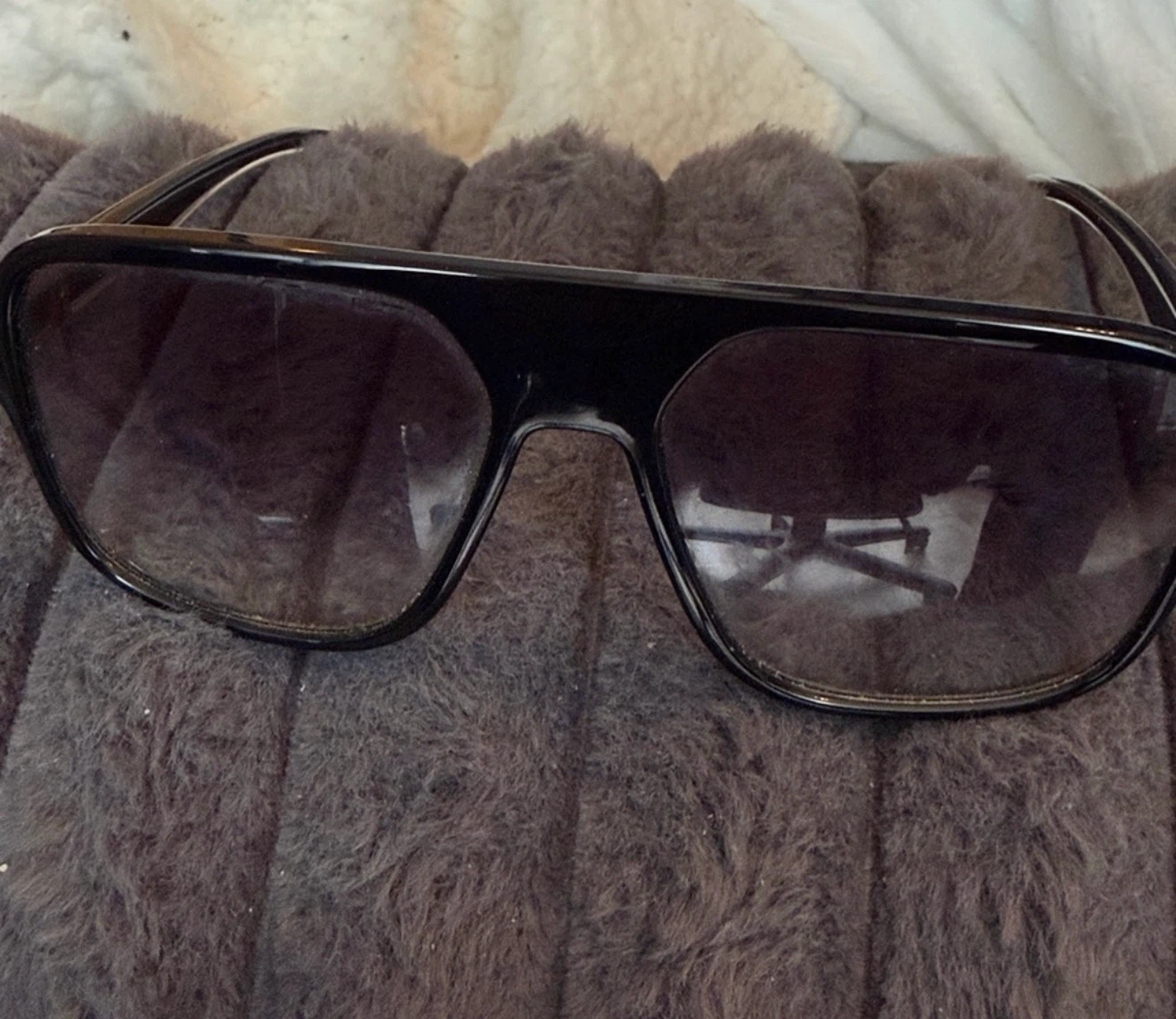 D&G Black Oversized Sunglasses