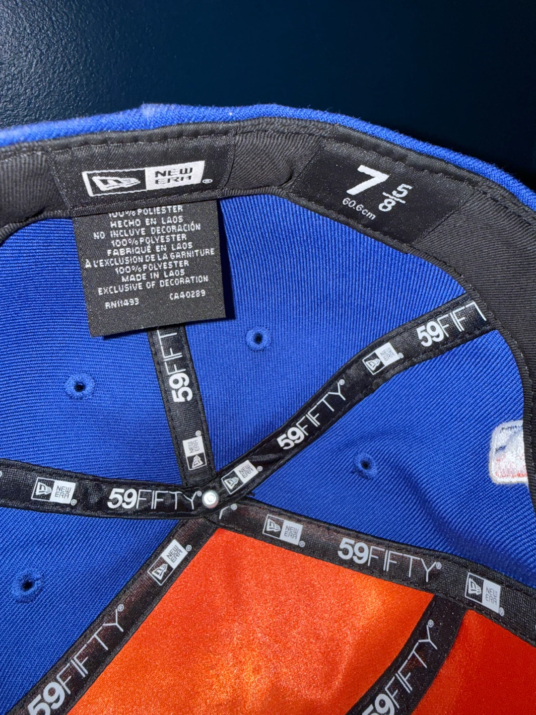 New York Knicks New Era 59FIFTY Fitted Hat Size 7 3/8 - photo 5