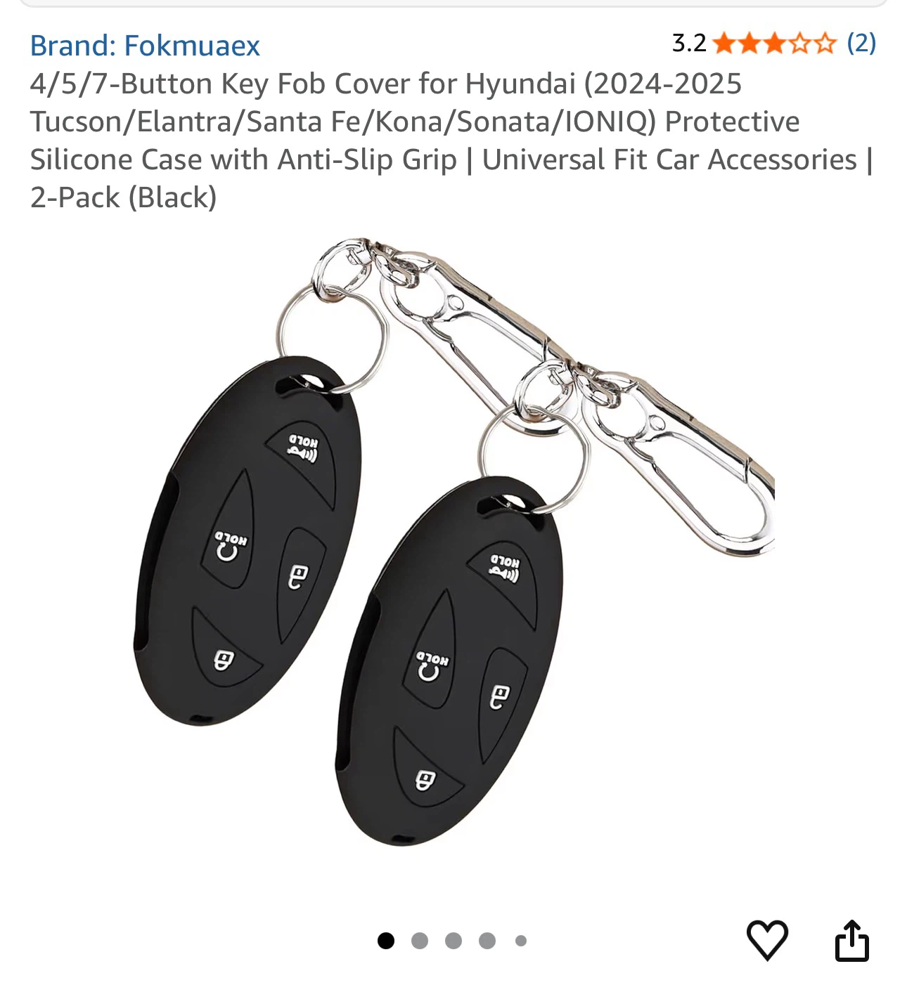 Key Fob cover for Hyundai - photo 4