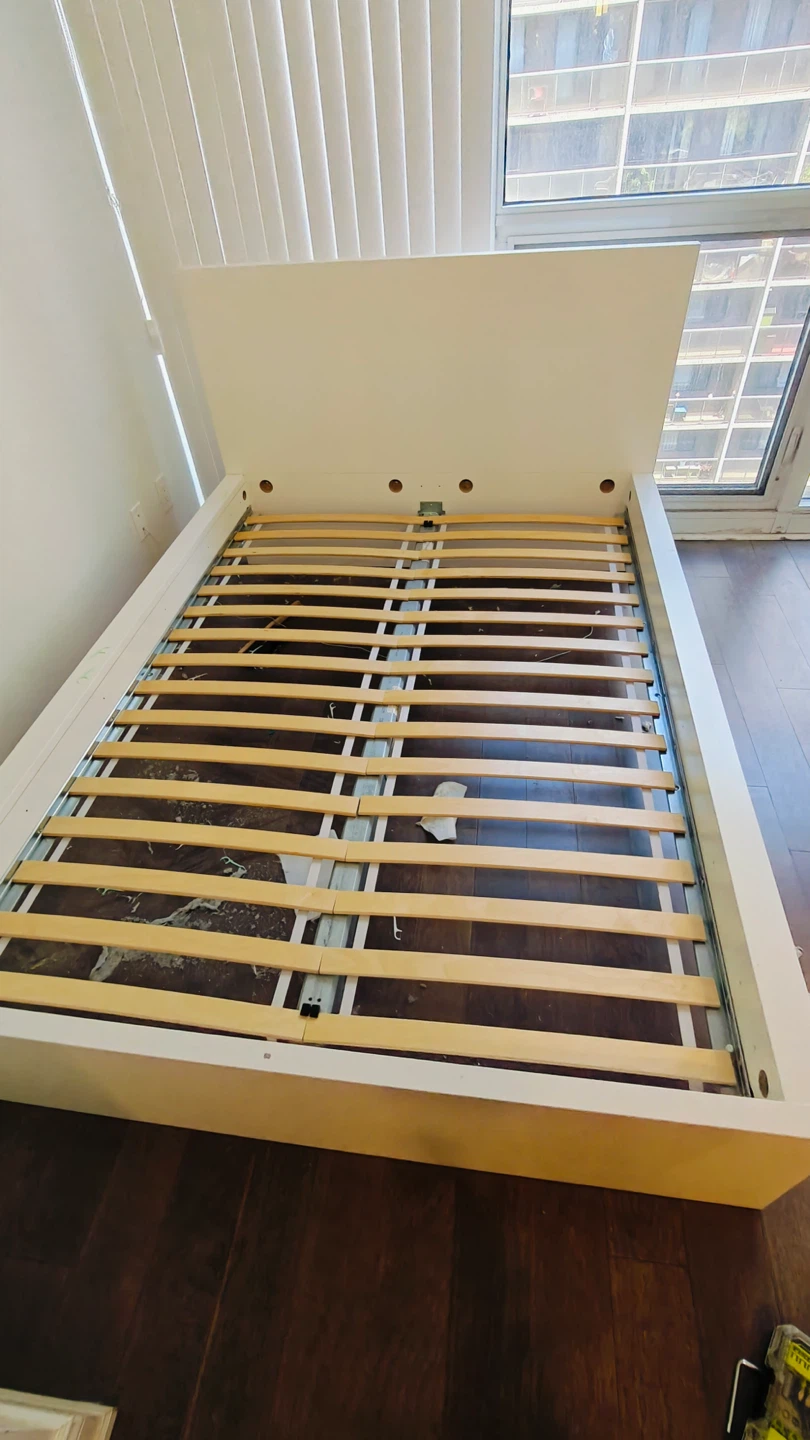 IKEA MALM Full Bed Frame with slatted