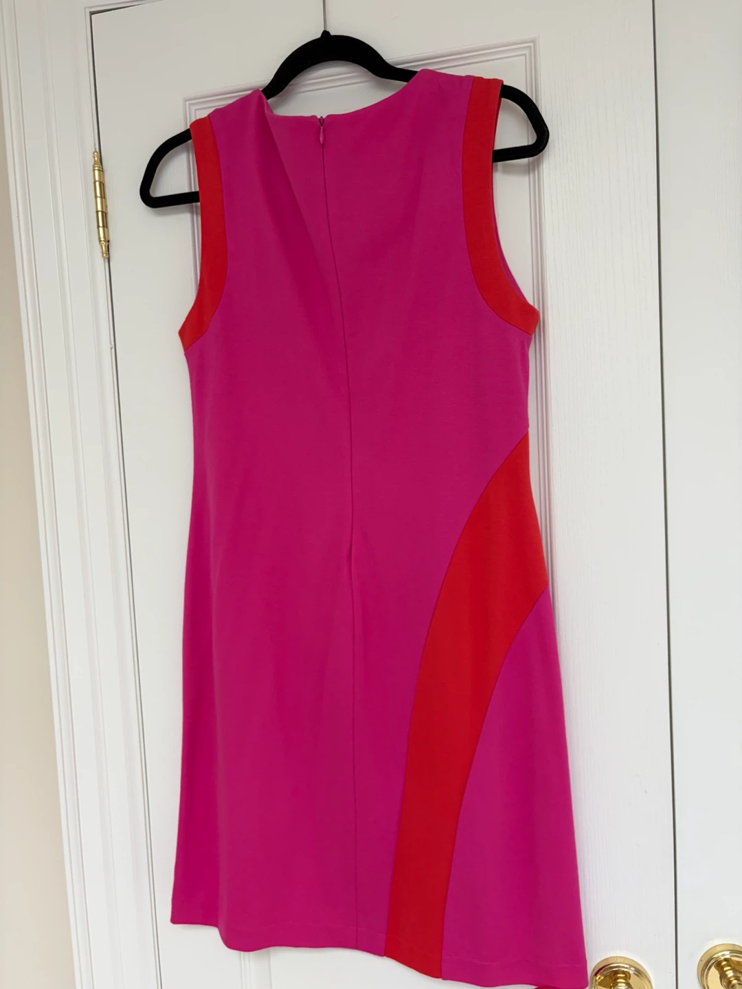 Carmen Marc Valvo Dresses - Pink & Red Shift Dress - photo 2