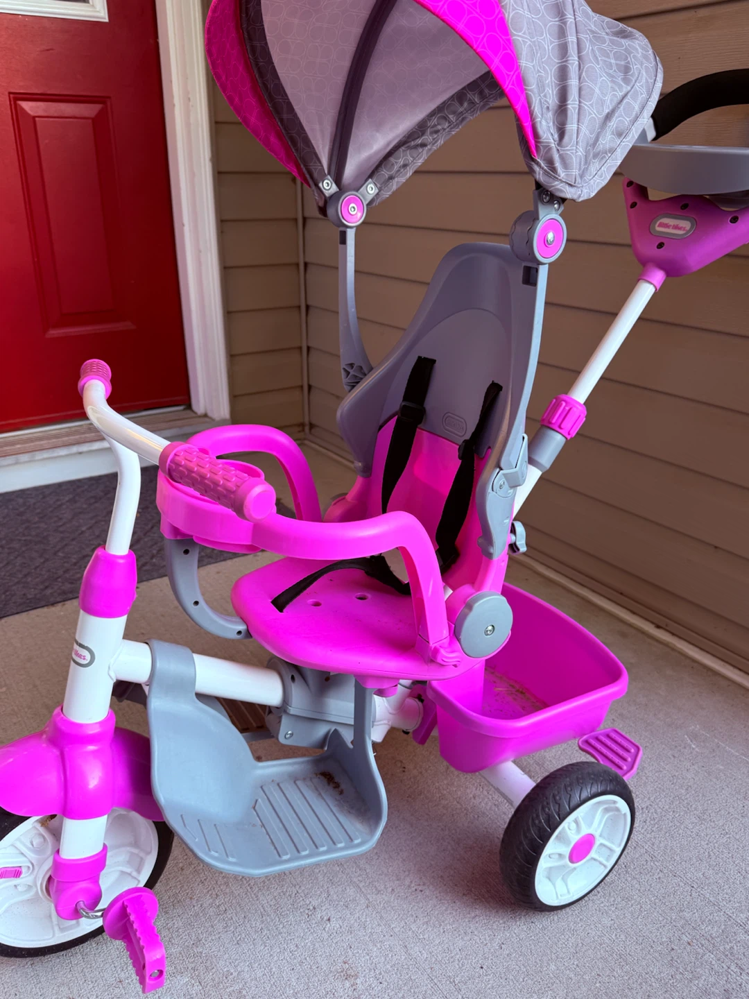 Little Tikes Pink Tricycle with Canopy - photo 3