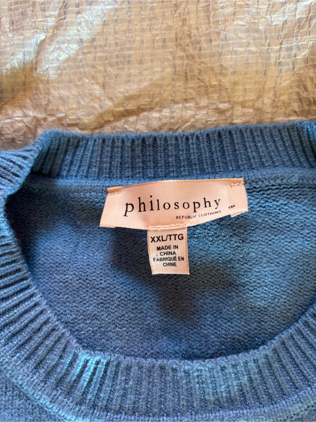 Philosophy Sweater & Scotch & Soda Cream Sweatshirt - Size XXL - photo 2