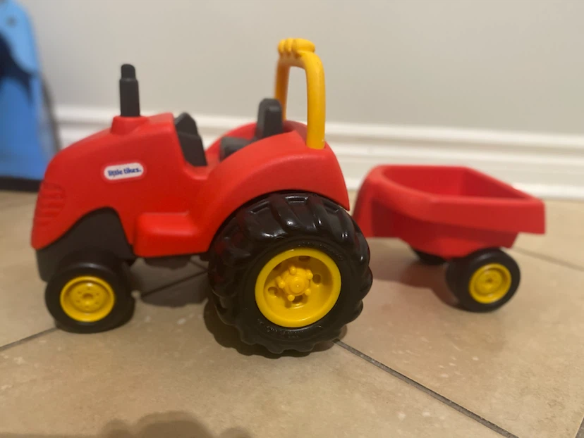 Little Tikes Red Tractor with Trailer