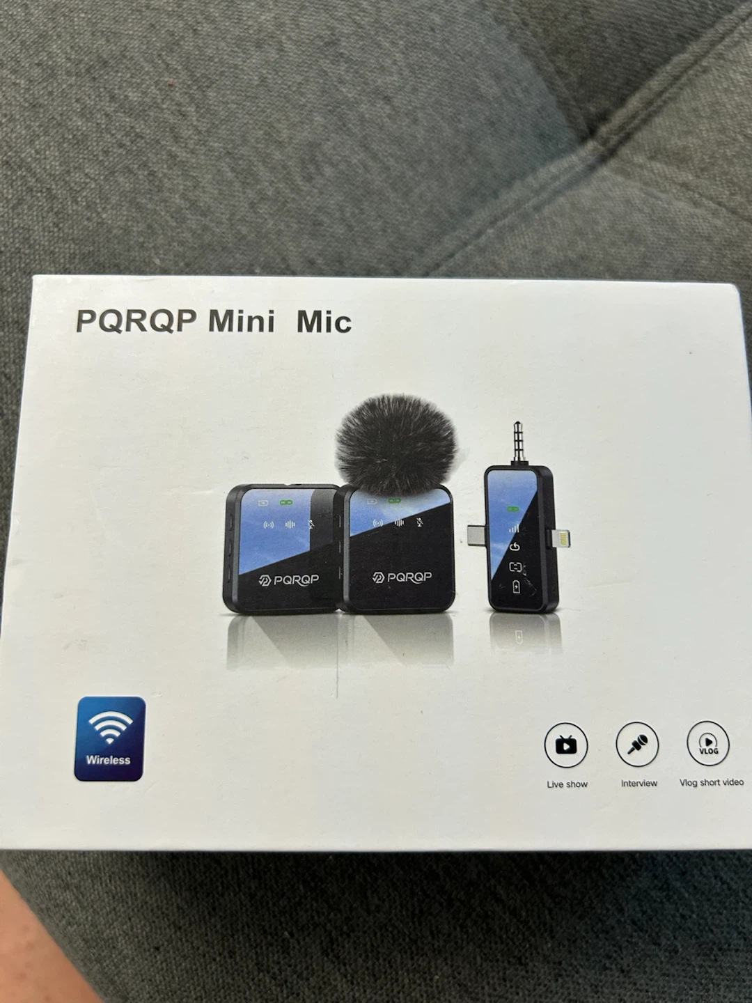 PQRQP Mini Mic Wireless Microphone Kit