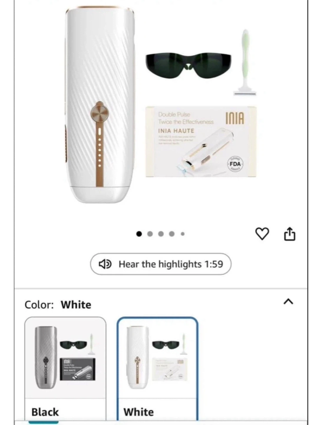 INIA Haute Laser Hair Removal Device - photo 2