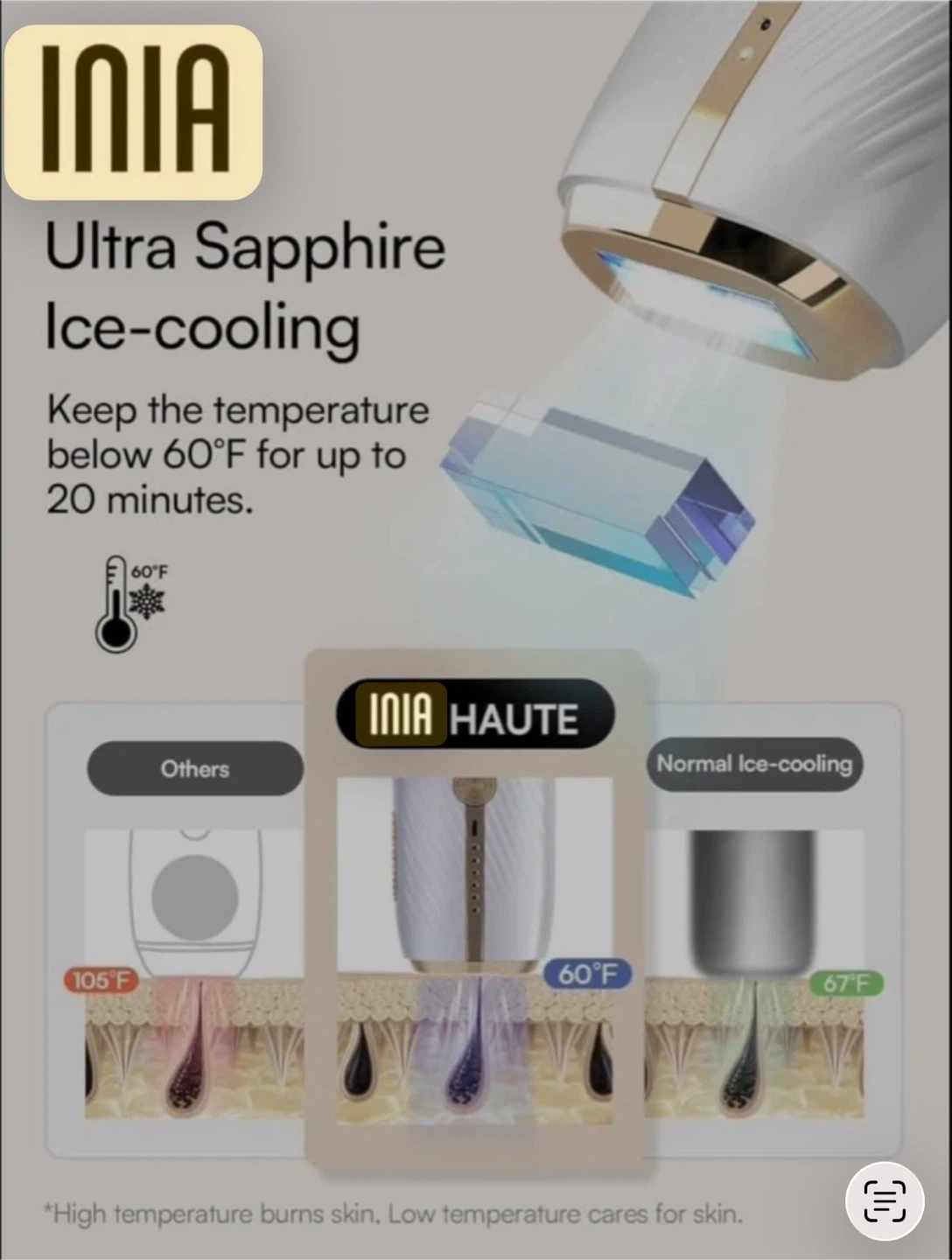 INIA Haute Laser Hair Removal Device - photo 3