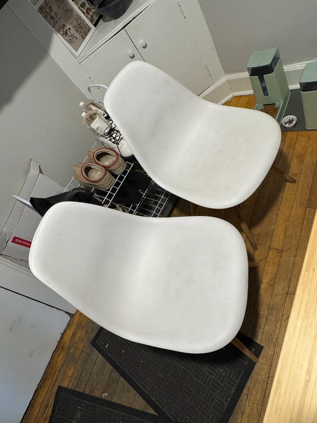White Dining Chairs - Set of 2