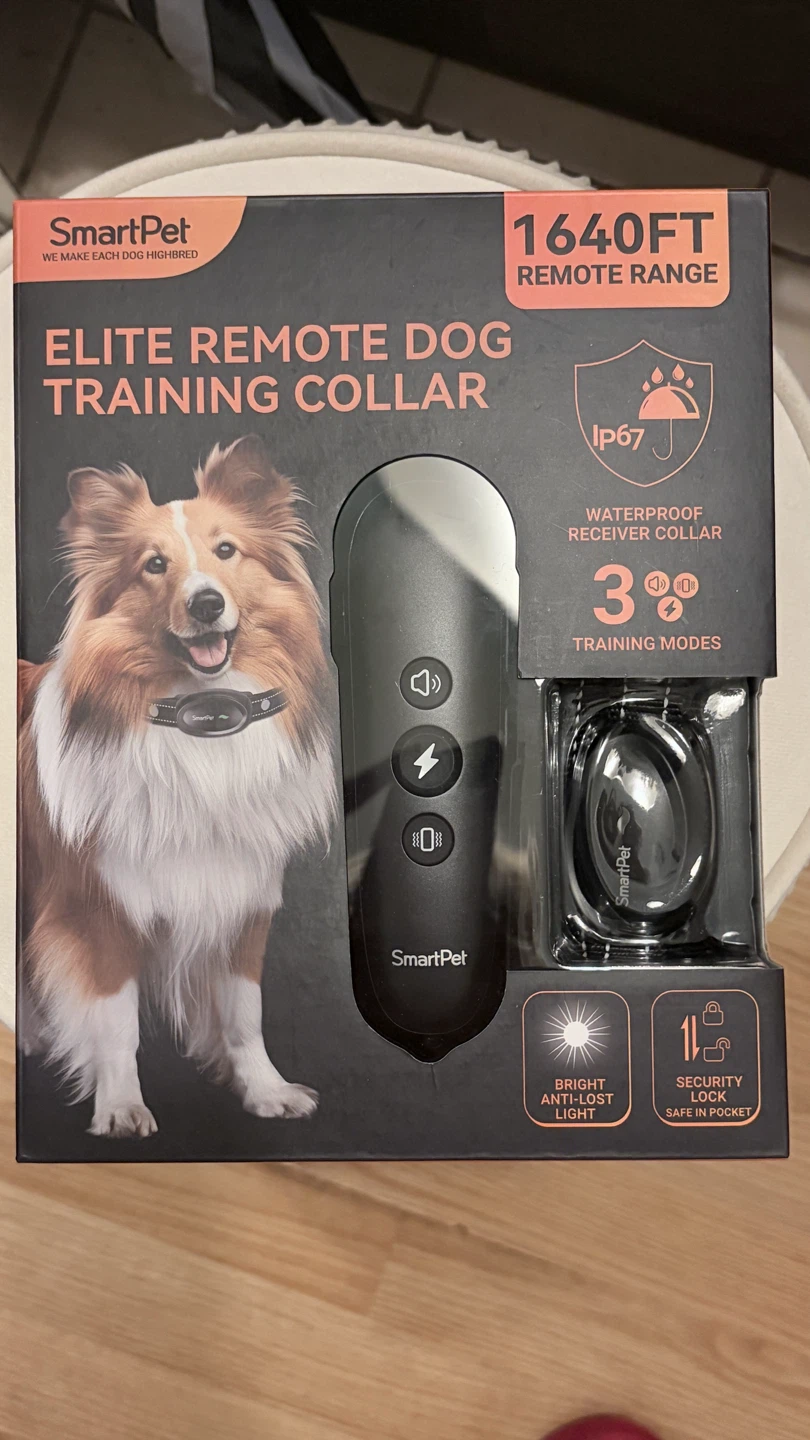 SmartPet Elite Remote Dog Training Collar 1640FT Range