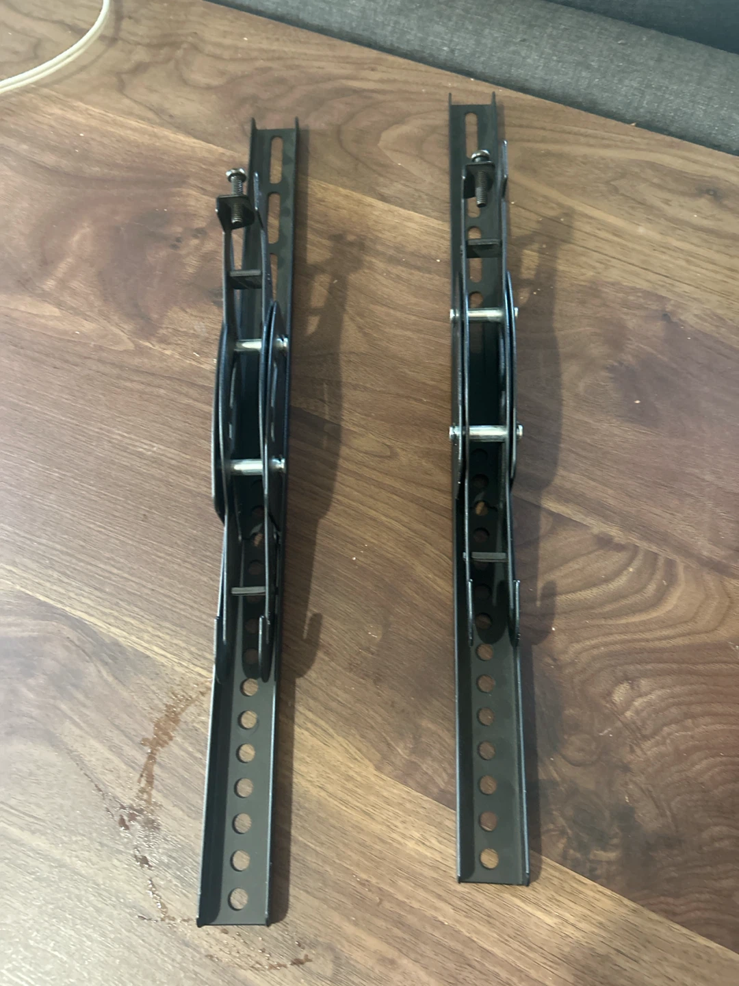 Black Metal TV Mount Brackets
