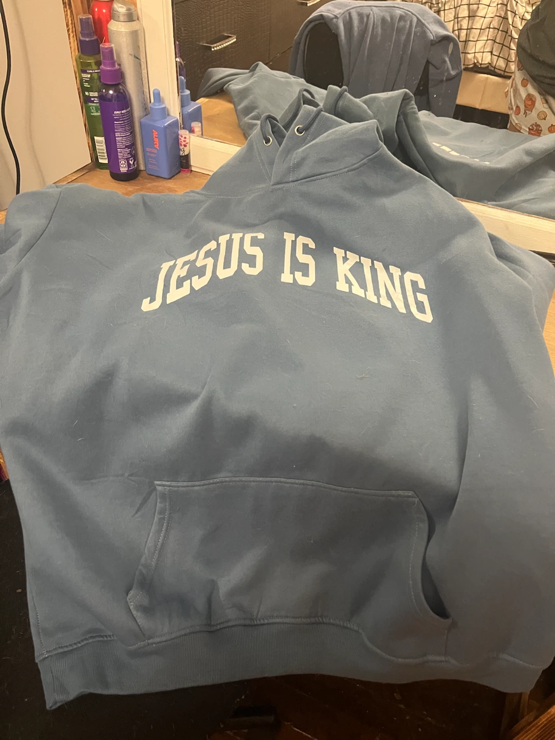 unisex jesus is king hoodie. - photo 3