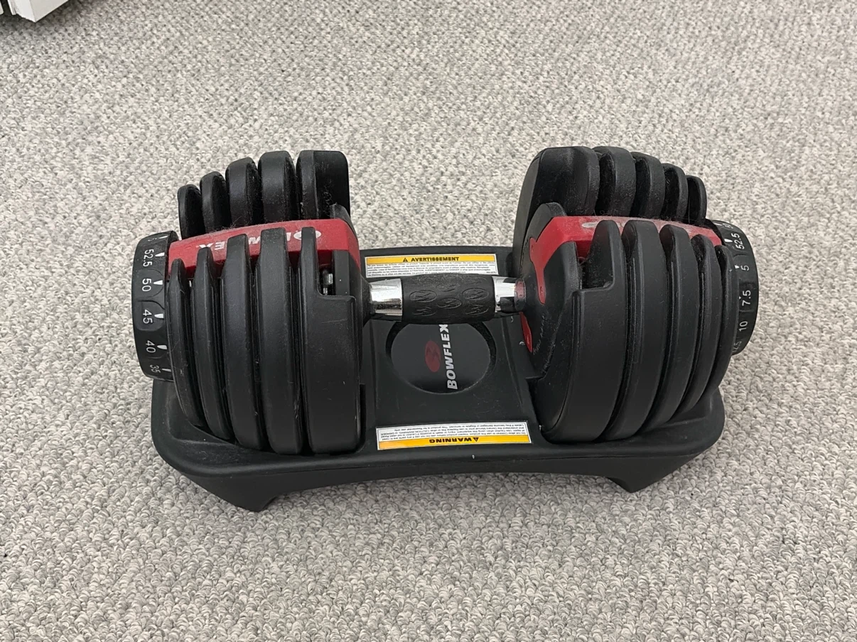 Bowflex Adjustable Dumbbell and Base