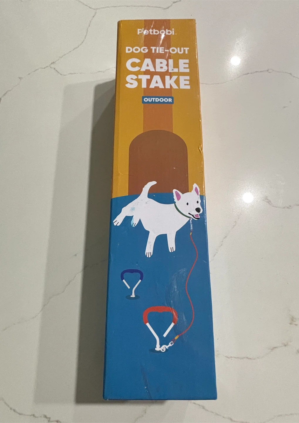 NEW Petbobi Dog Tie-Out Cable & Stake - 30ft - photo 5