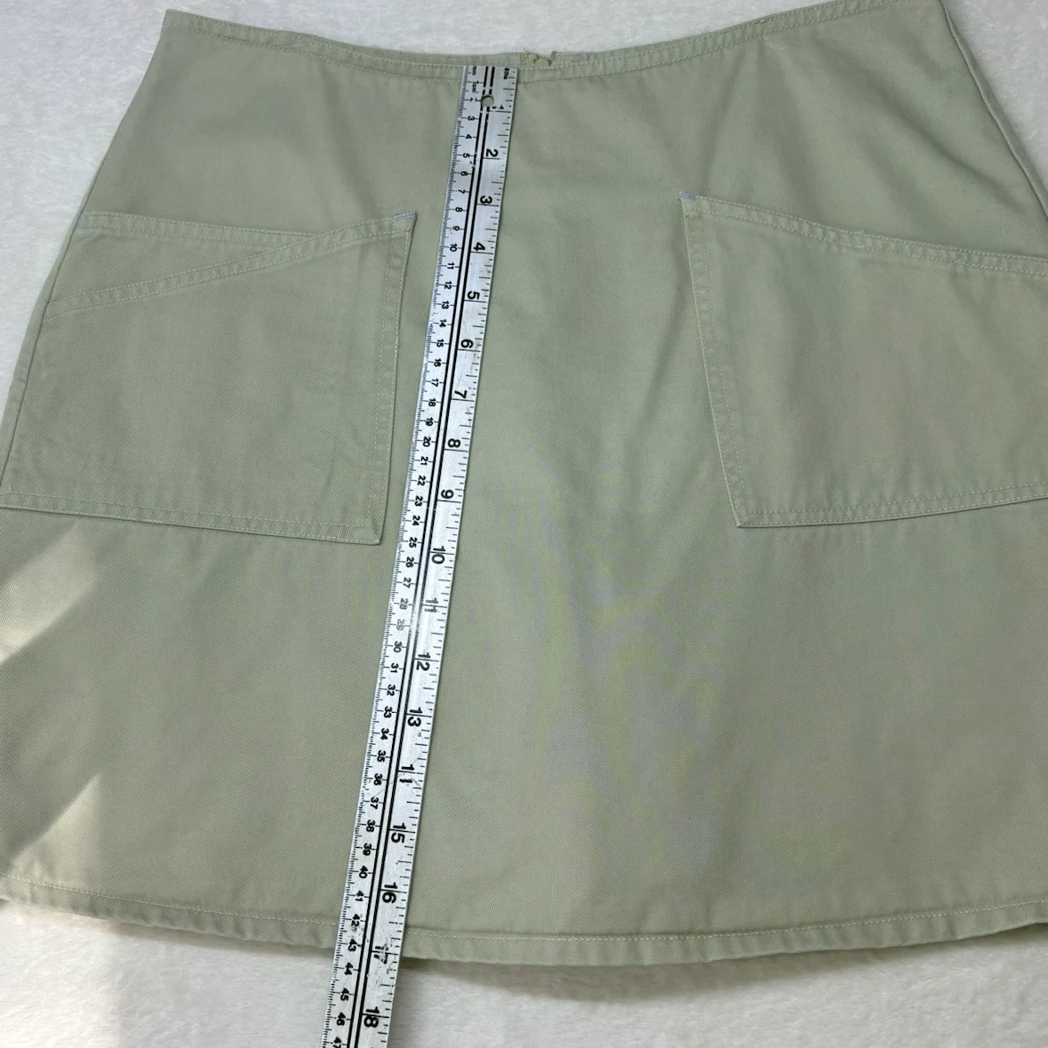 Alternatives Skort Tan Cotton Skirt Shorts Utility Size 10 - photo 5