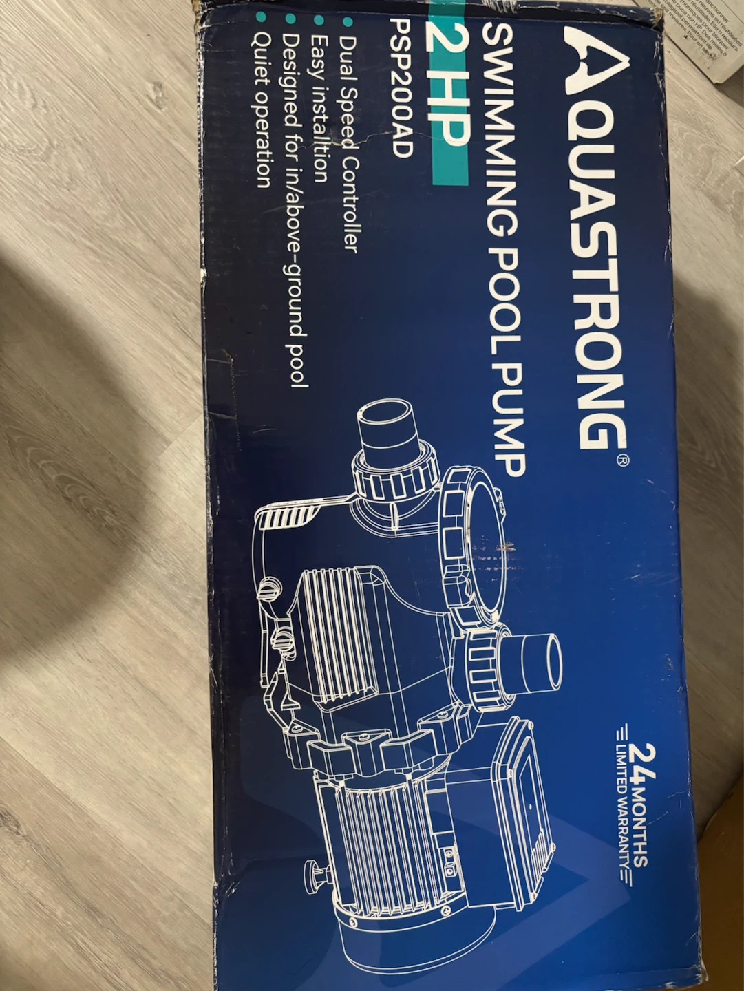 AQUASTONG Swimming Pool Pump 2 HP PSP200AD