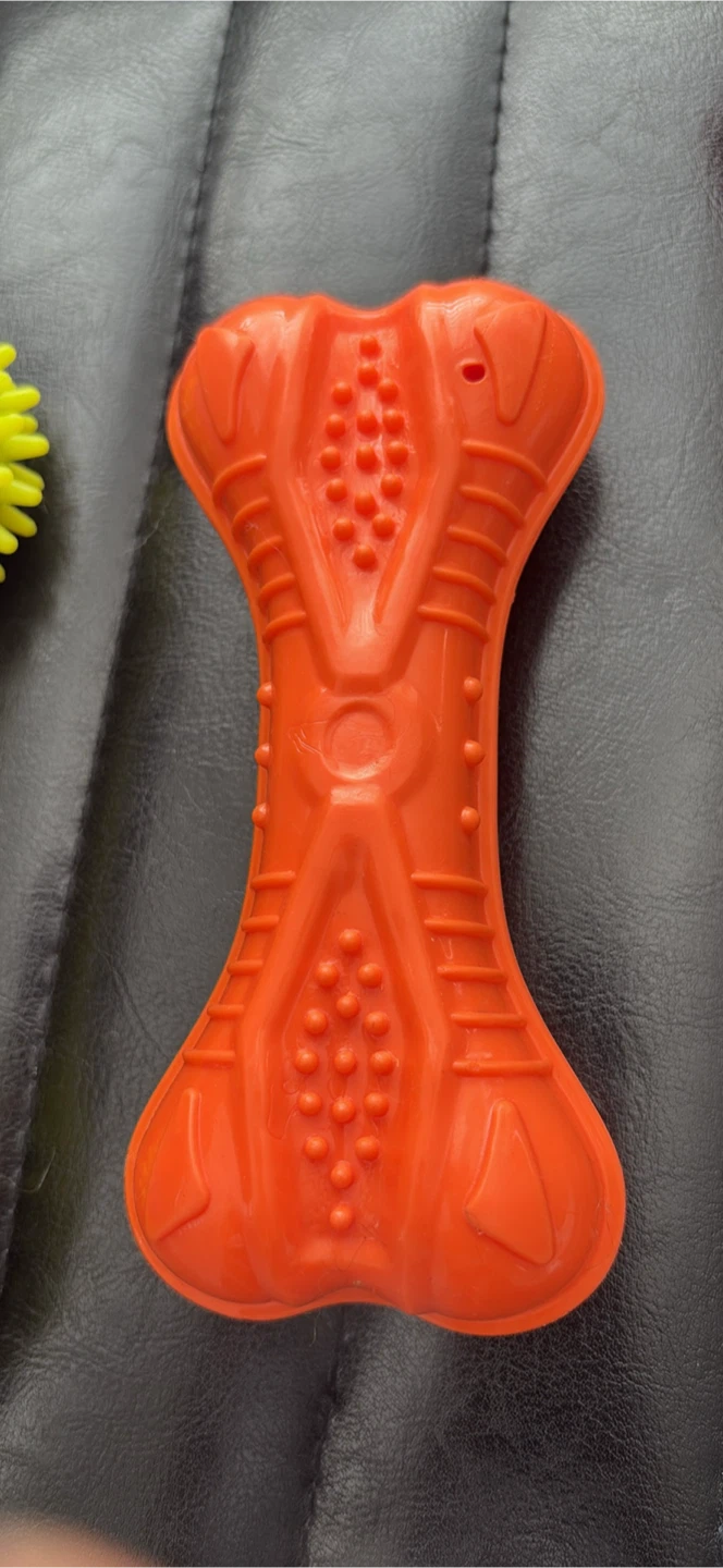 NERF Dog Rubber Bone Toy & Spiky Rings - photo 4