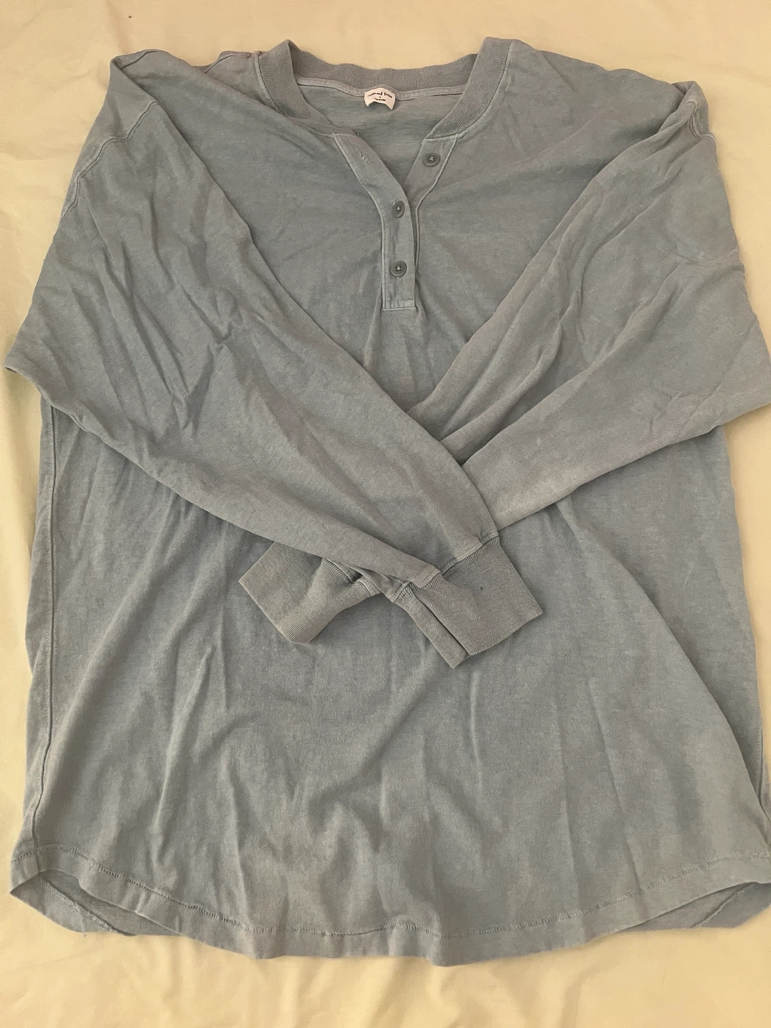 Wilfred Muted Light Blue Long Sleeve Shirt