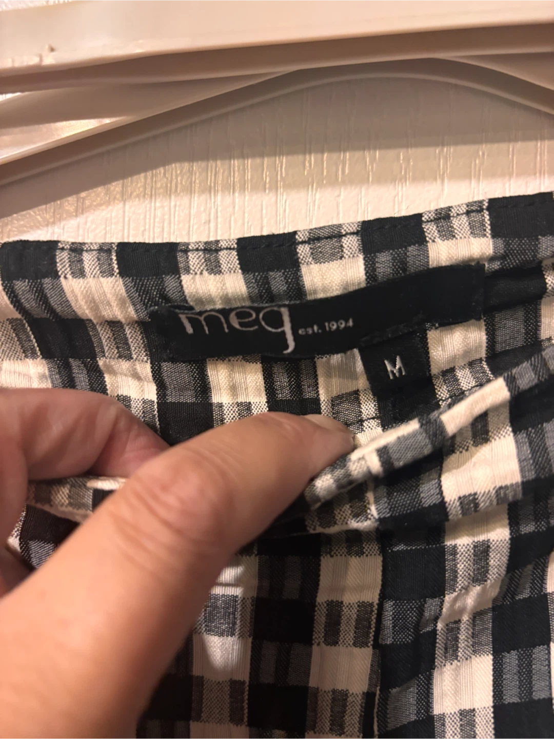 MEG Gingham Pants Size M - photo 4