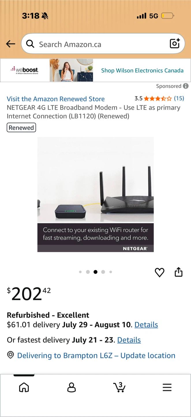 NETGEAR 4G LTE Broadband Modem LB1120 (Renewed) - photo 4
