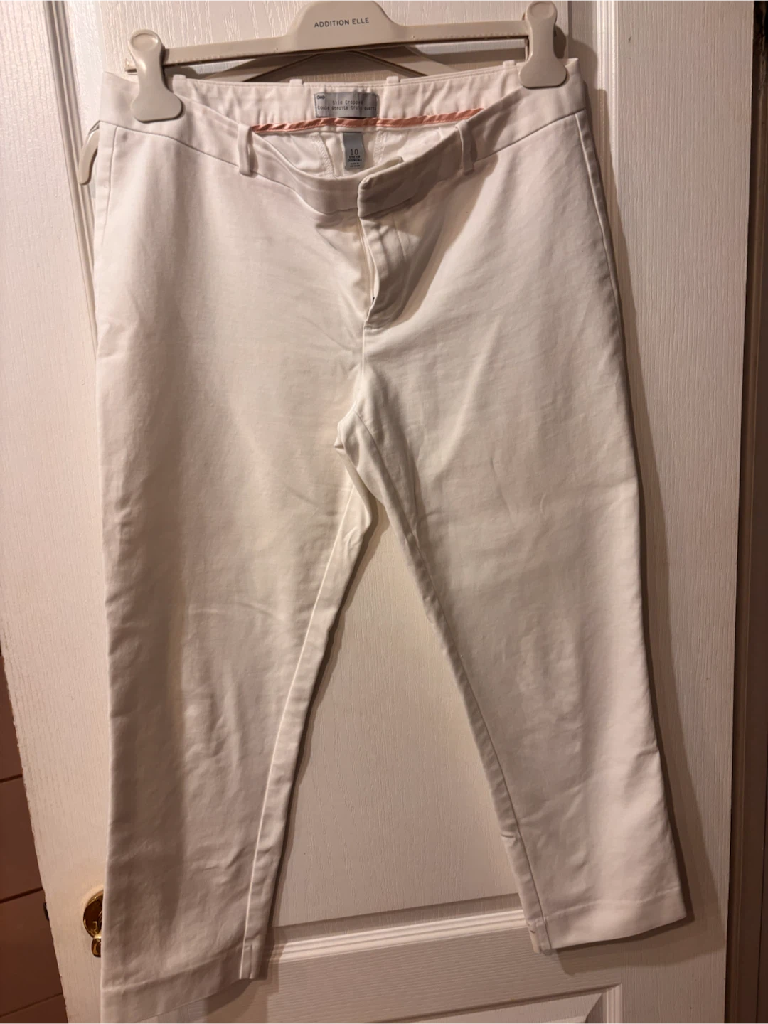 Gap Slim Cropped Pants White Size 10