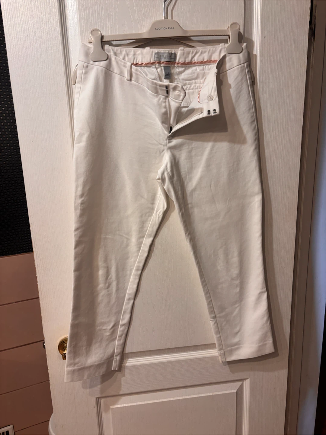 Gap Slim Cropped Pants White Size 10 - photo 2