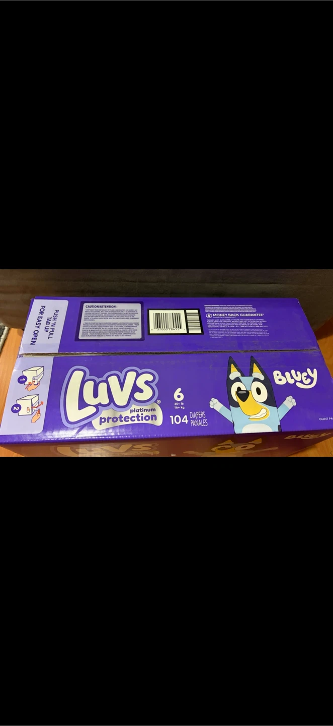 Luvs Bluey Platinum Protection Diapers Size 6 - photo 2