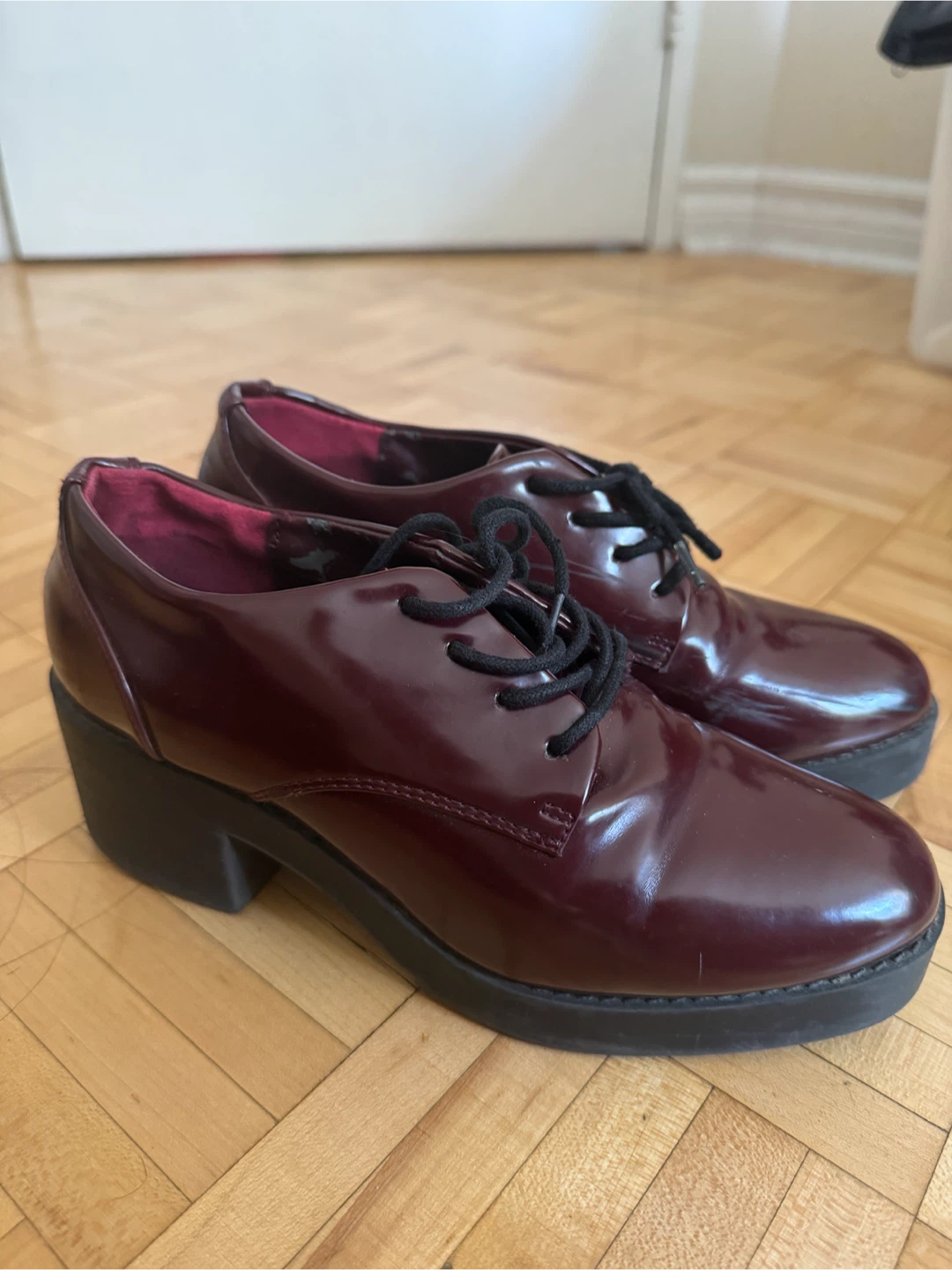 Burgundy Oxford Shoes
