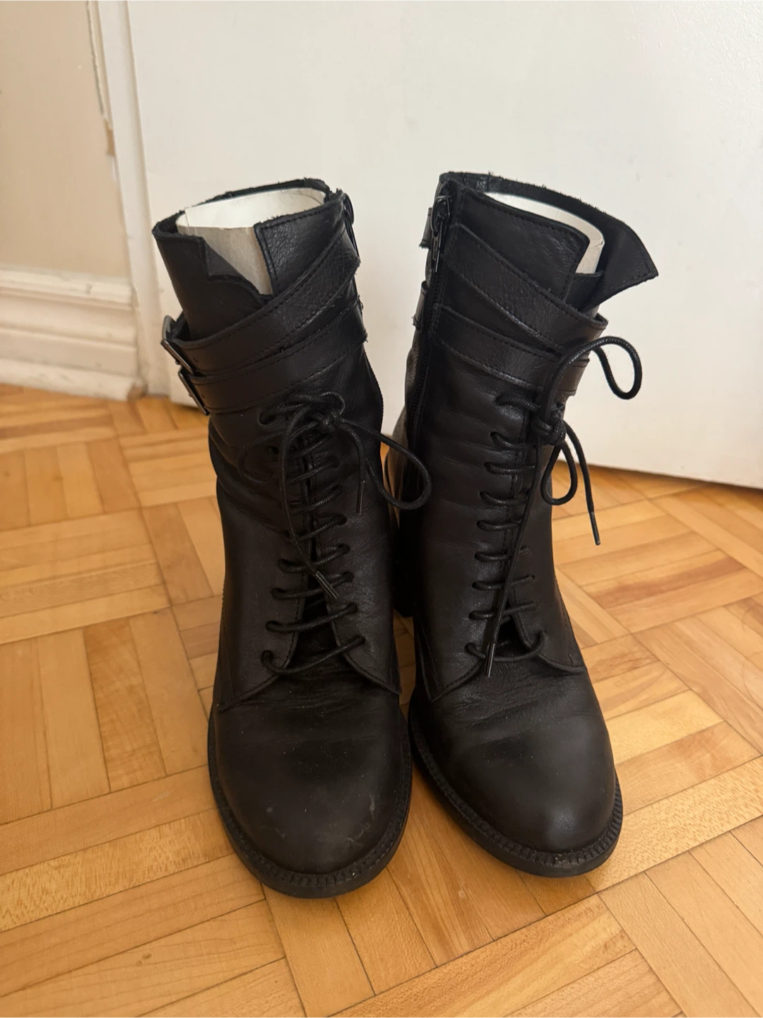 Heeled Boots with Buckles - photo 2