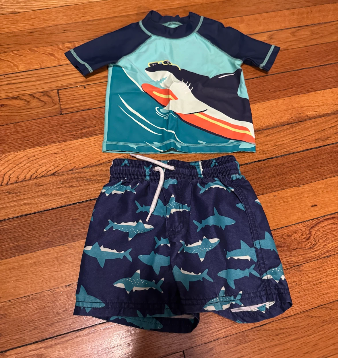 Carter's Toddler Boys Shark Swim Set - Size 18M