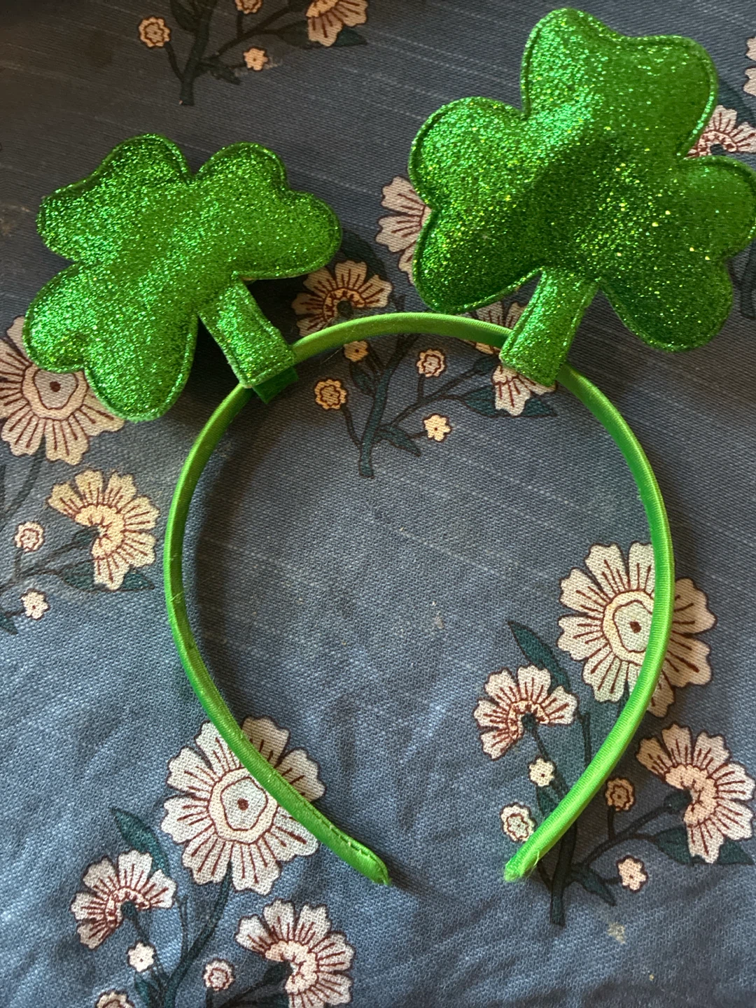 Girls Headbands with Bows and Shamrock - photo 3
