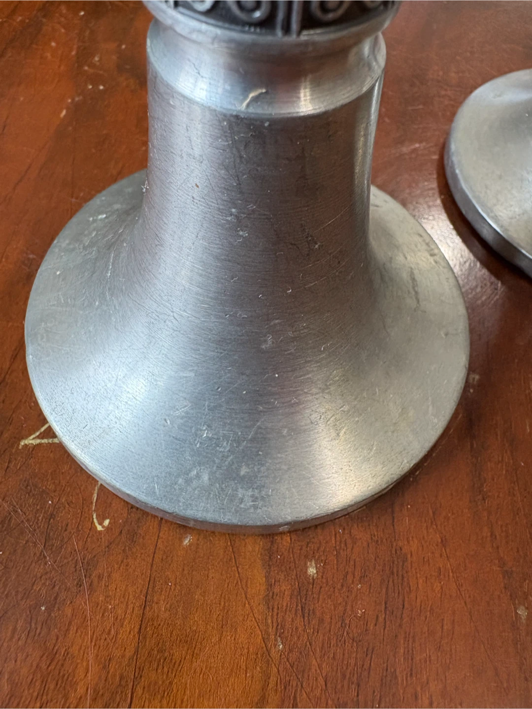 Vintage Haugrud #503 Norway Pewter Candlesticks Set of 2 - photo 4