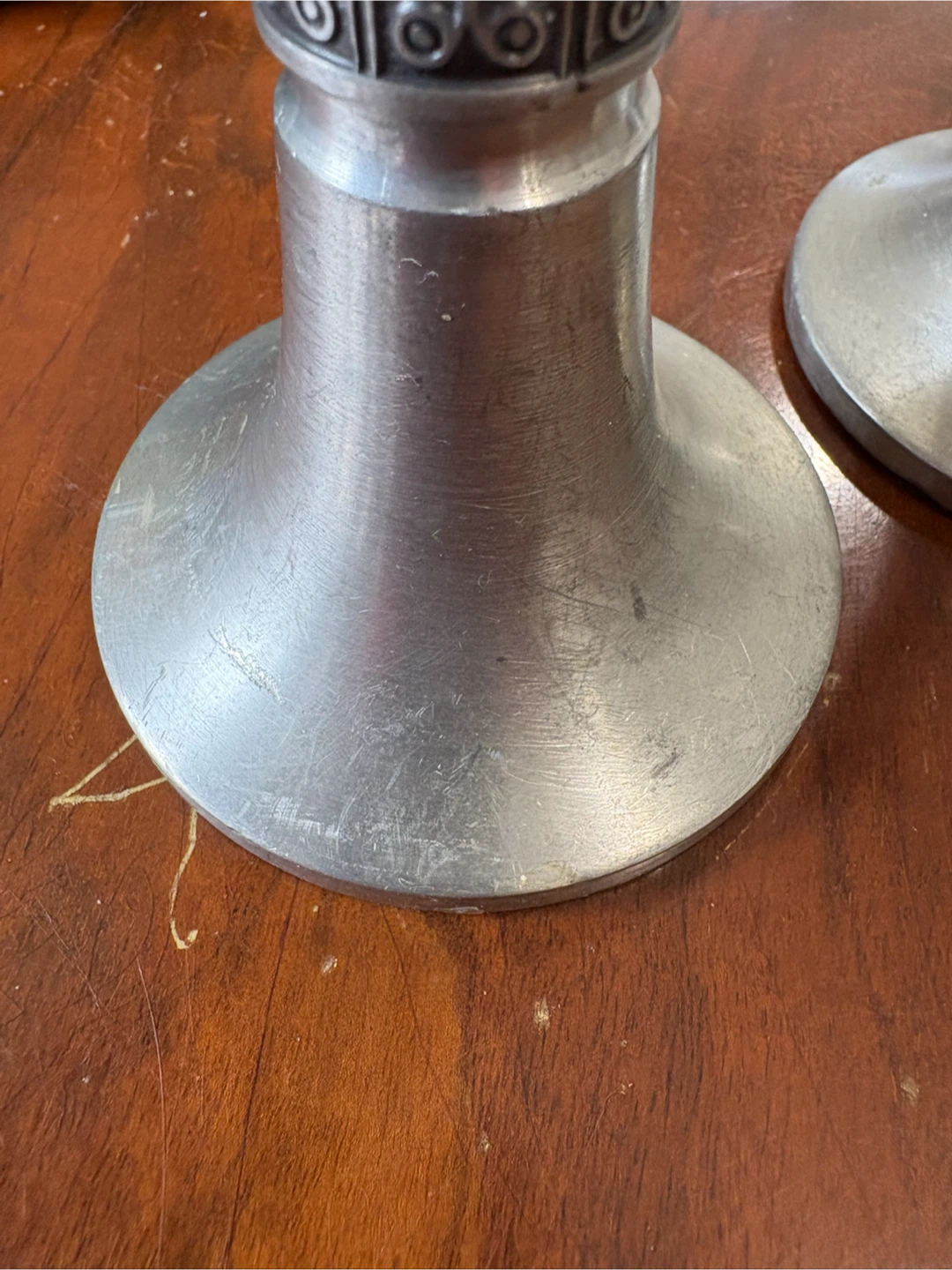Vintage Haugrud #503 Norway Pewter Candlesticks Set of 2 - photo 5