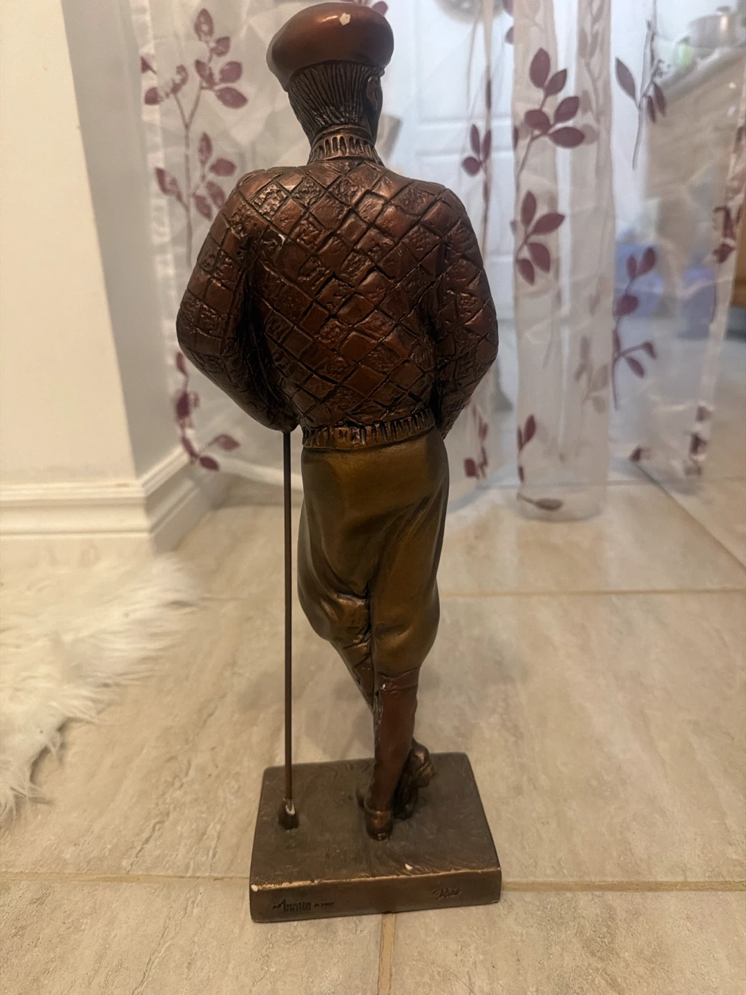 Bronze Golfer Statue - photo 2