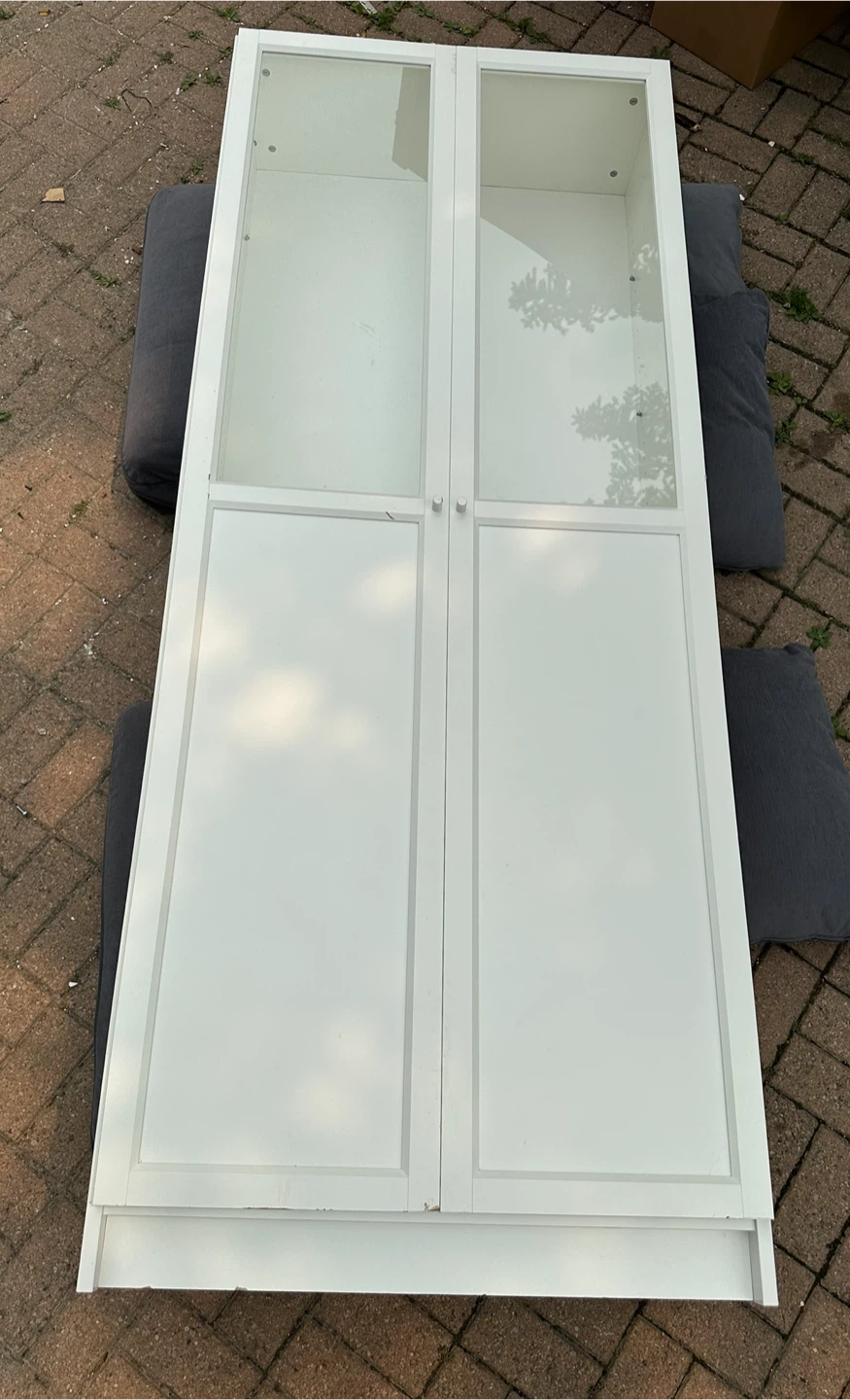 IKEA BILLY / OXBERG Bookcase with panel and glass doors