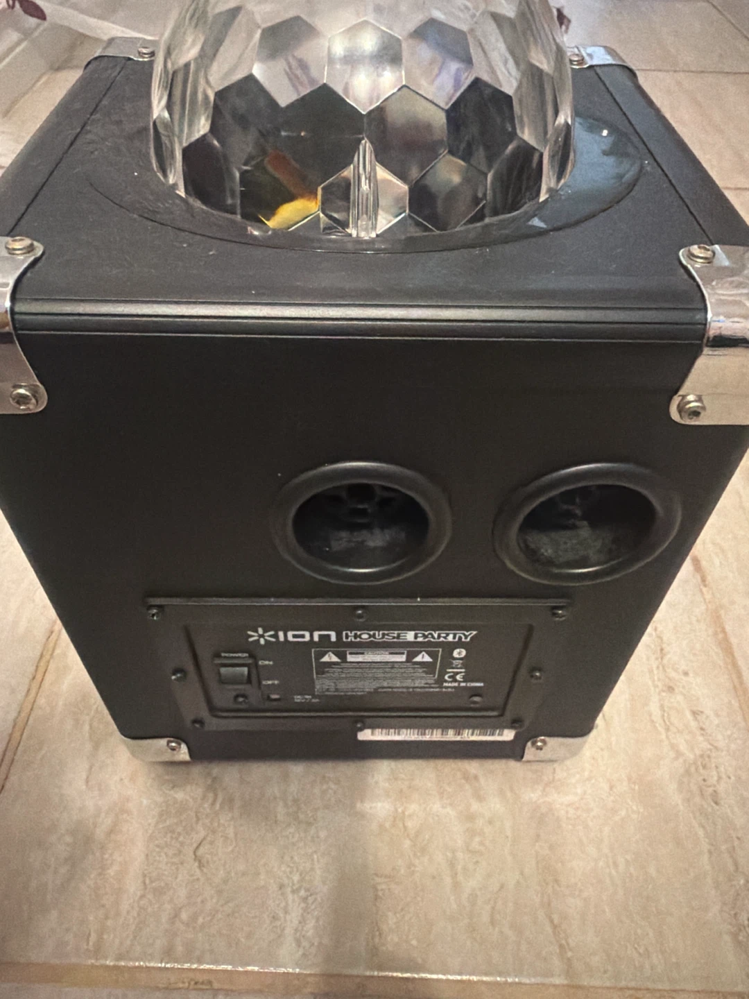 ION House Party Speaker with Disco Ball - photo 2