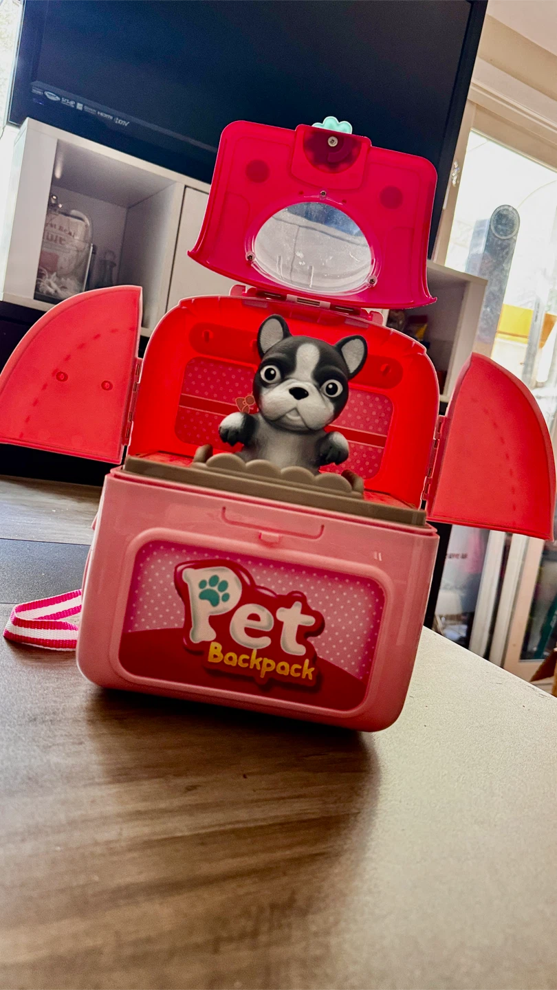 Pet Backpack Toy Set with French Bulldog - photo 2