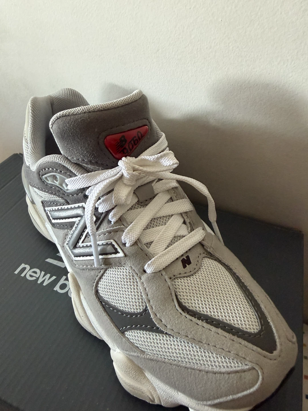 New Balance 9060 Grey White Sneakers - photo 4