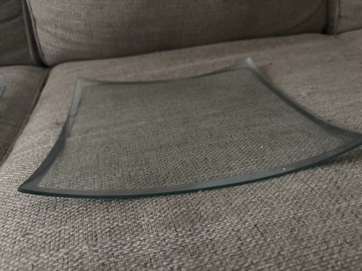 2 Glass Square Serving Plate - photo 2