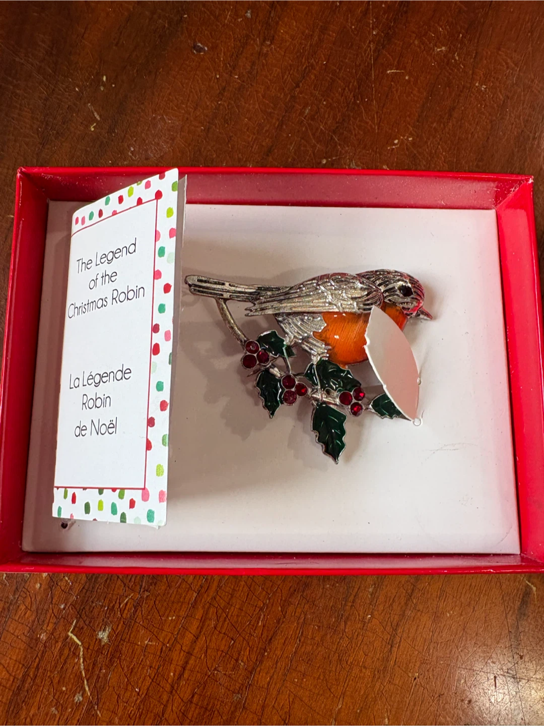 Christmas Robin Brooch - photo 4