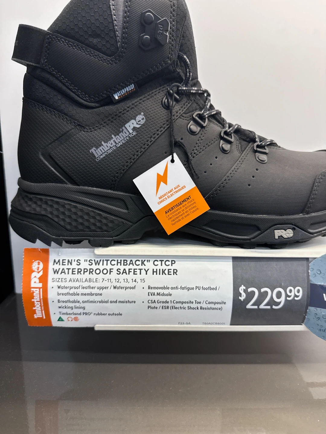 Timberland PRO Switchback Composite Toe Waterproof Work Boots