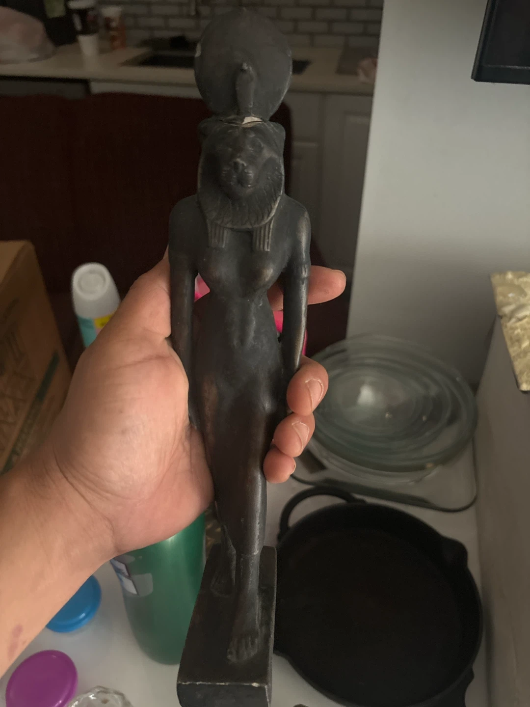 Egyptian Figurine Statue Bastet Cat Goddess