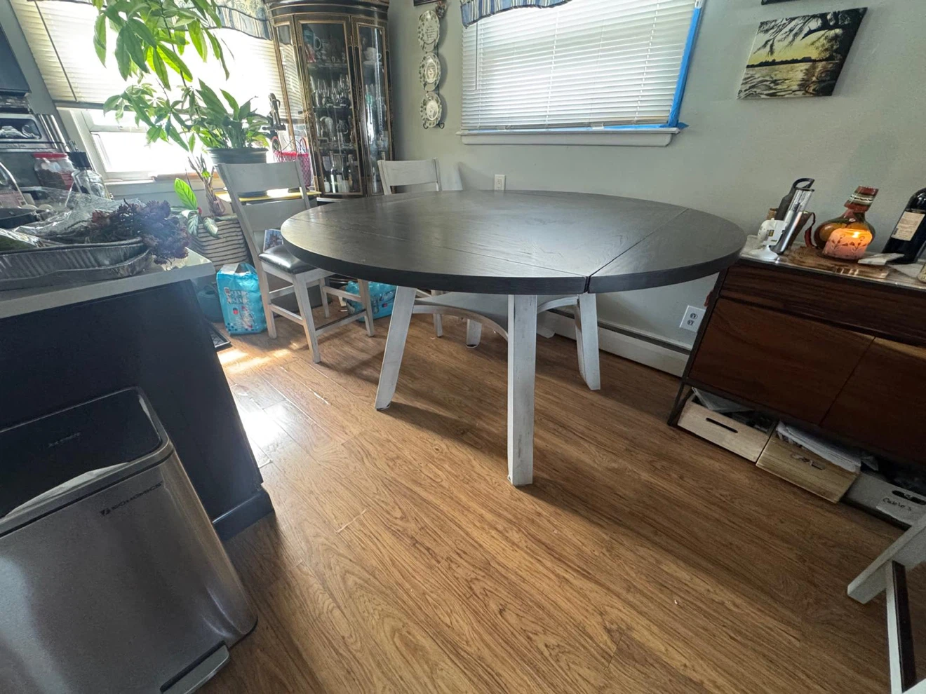 Extendable Dining Table and Chairs Set
