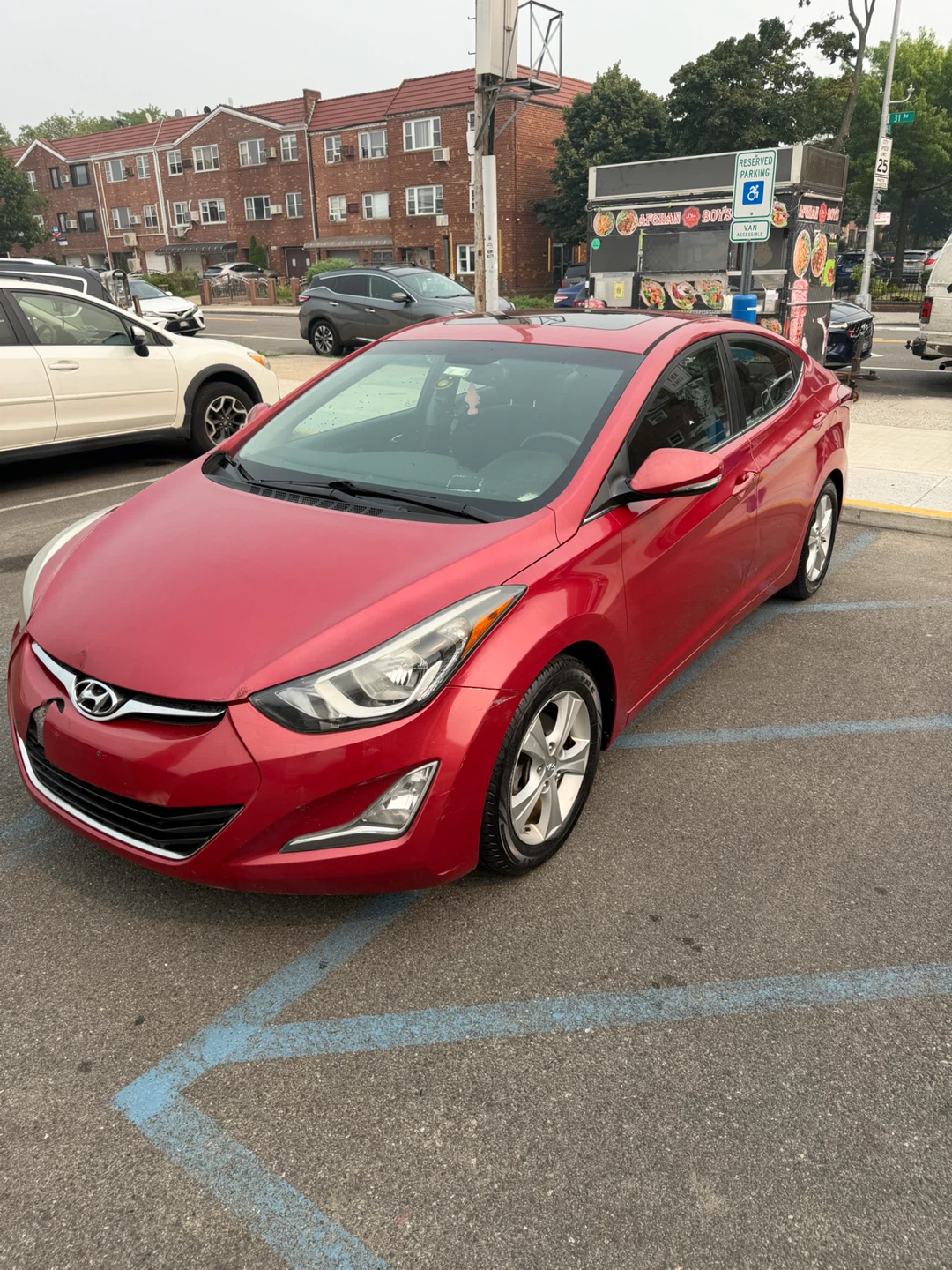Red Hyundai Elantra Sedan - photo 3