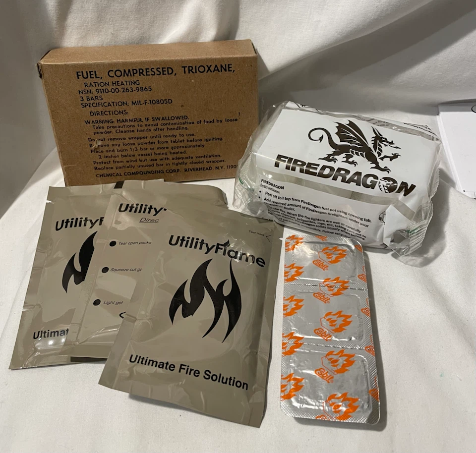 Camping Fire Starter / Heating Fuel Lot