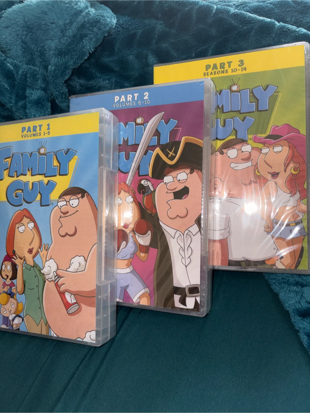 Family Guy DVDs Part 1, 2, 3 + Seasons 15, 16, 17, 18, 19, 20